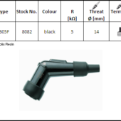NGK - Pipa bachelita YB05F