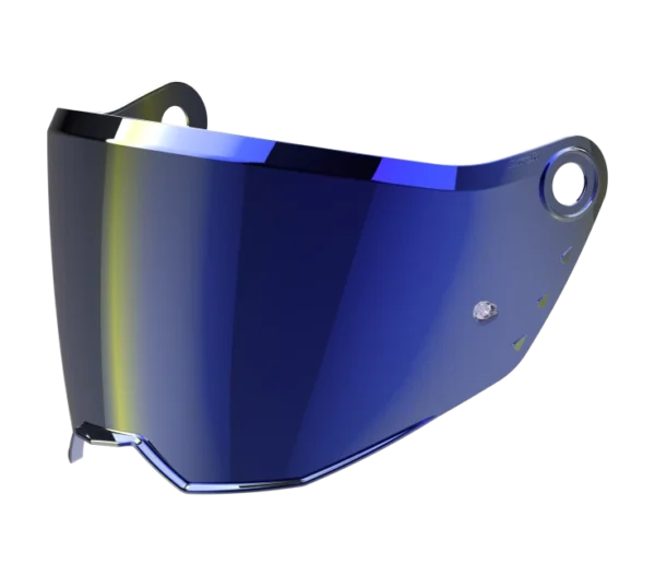 VISOR COMMANDER 2 BLUE MIRRORED