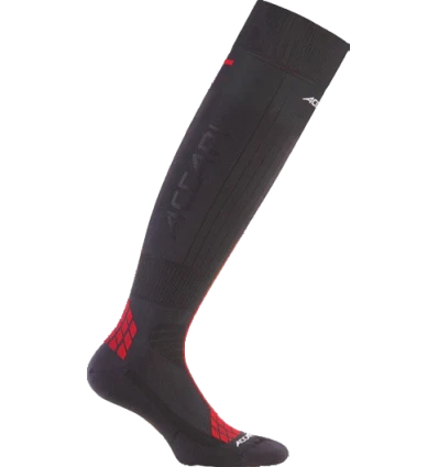 SLICK Socks - Black/Red