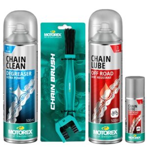 MOTOREX OFERTA - Kit curatare si intretinere Lant OFFROAD [varianta noua 2026]