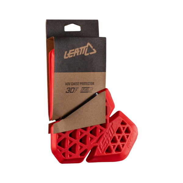 Chest Protector Inserts 3DF CE Level 2 Pair Red