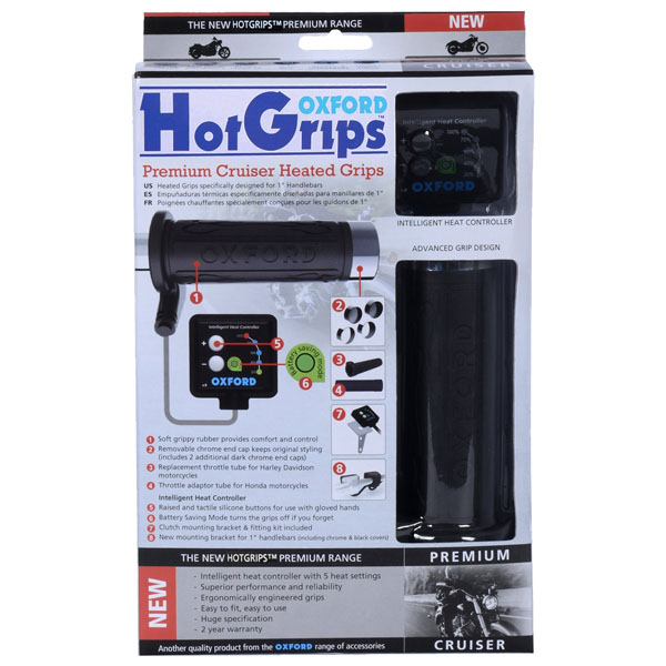 OXFORD - Mansoane incalzite HOTGRIPS PREMIUM - CRUISER