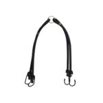 OXFORD - BUNGIES DOUBLE 9mm X 600mm (X2) TÜV APPROVED - BLACK