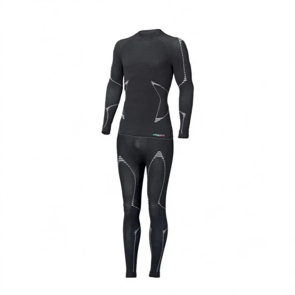 Men's Full Suit BIKER - Black/White