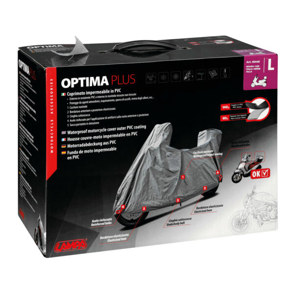LAMPA - OPTIMA PLUS, husa moto [parbriz inalt si topcase]