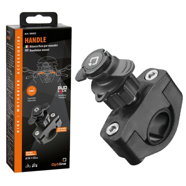 OPTILINE - HANDLE prindere OPTI-CASE [prindere pe ghidon diam. 16-32mm]