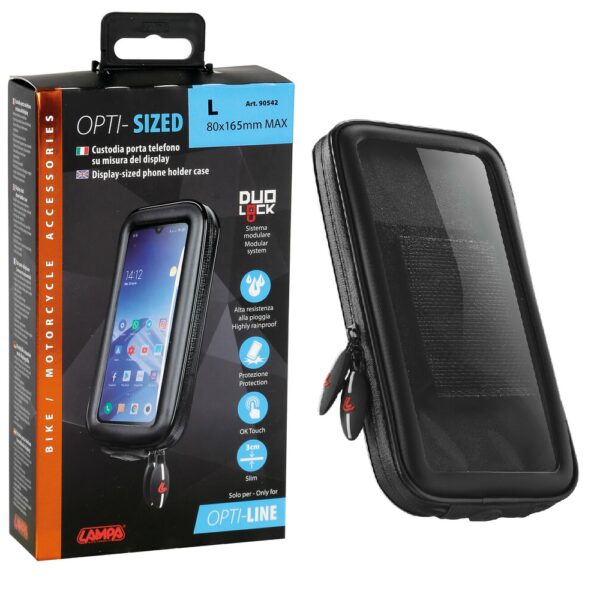OPTILINE - OPTI-SIZED carcasa [L] pentru smartphone [80x155mm] Se foloseste in combinatie cu price prindere DUO LOCK OPTICASE!