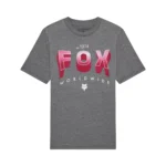YTH BLOCK SS TEE [HTR DRK GRY]