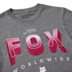 YTH BLOCK SS TEE [HTR DRK GRY]